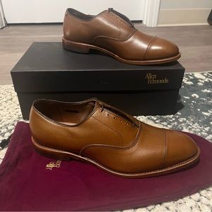 Allen Edmonds size 12, men dress shoes brown.